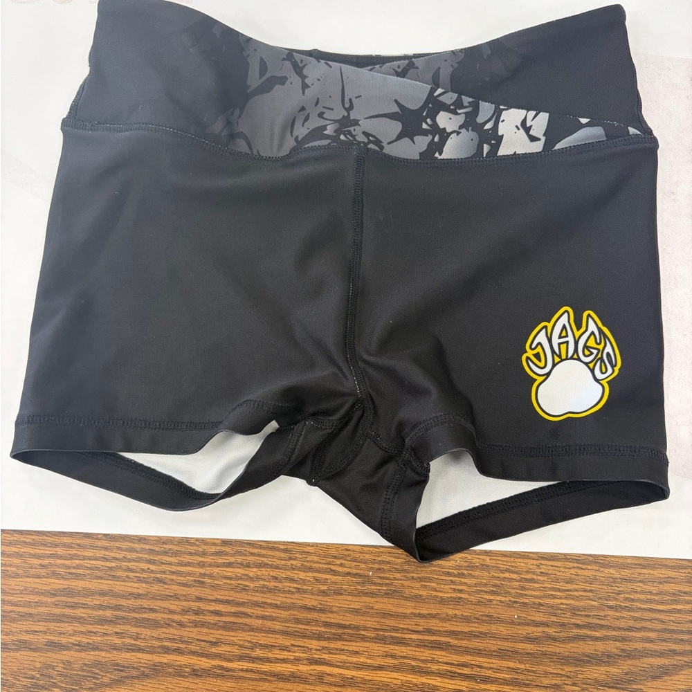 Top Gun Rebel practice shorts Youth Black and Gray Bike Shorts